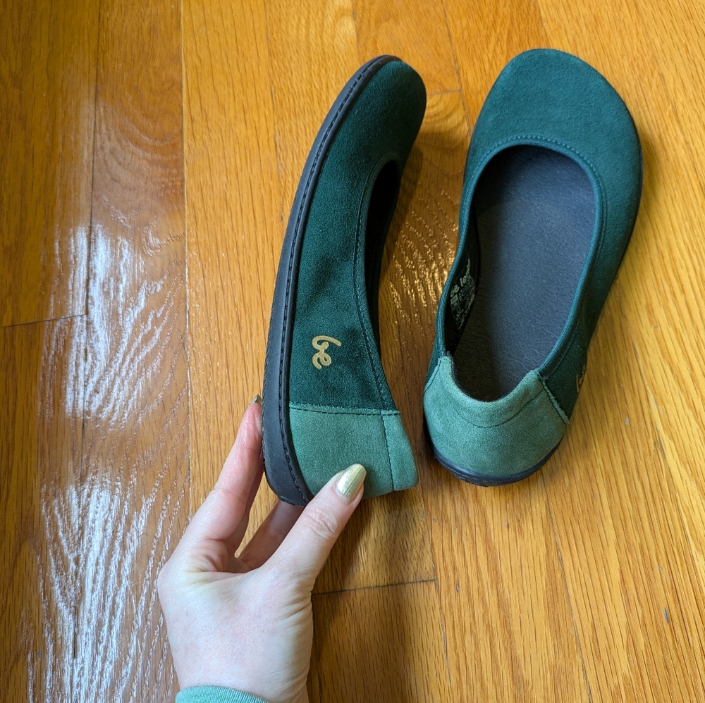 Ballet Flats Be Lenka - Sophie - Emerald Green Suede 36 - Picture 5 of 8